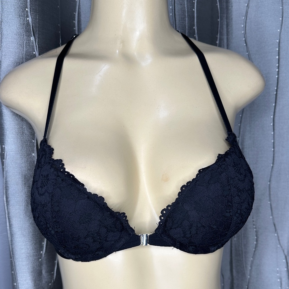 Dobreva Elegant Black Lace Bra Sz 34B